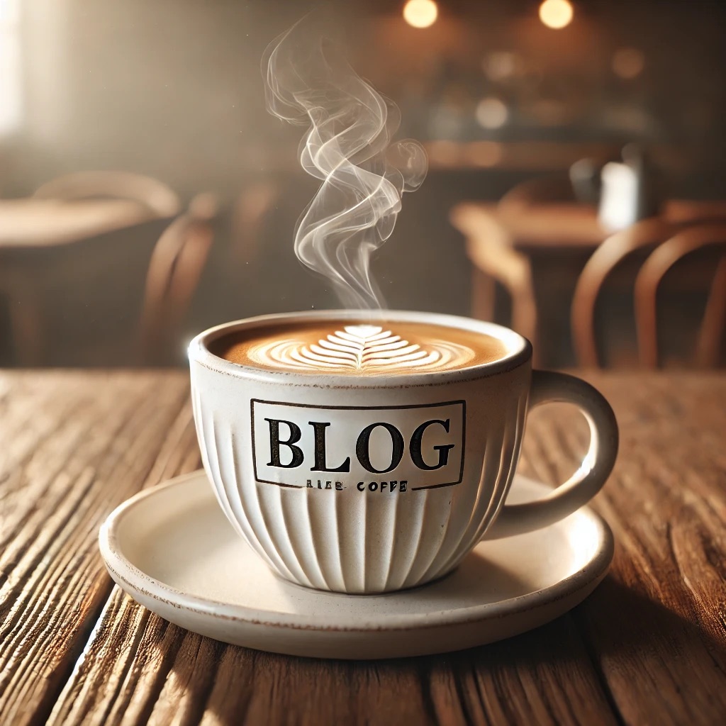 Obrazek przedstawia filiżankę kawy na stole. W filiżance jest Cappucino