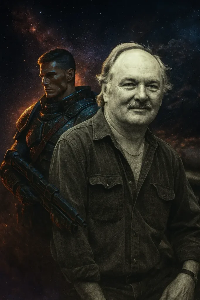 Chris Bunch autor fantastyki - obrazek od AI